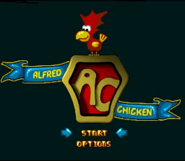 Alfred Chicken (Europe) screen shot title